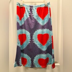 Heart Midi skirt